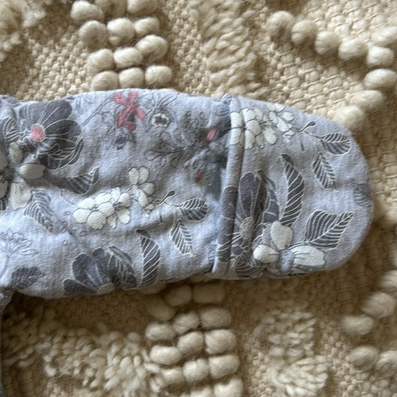 3-6 Months Floral Bunting Suit - Picture 3 of 8